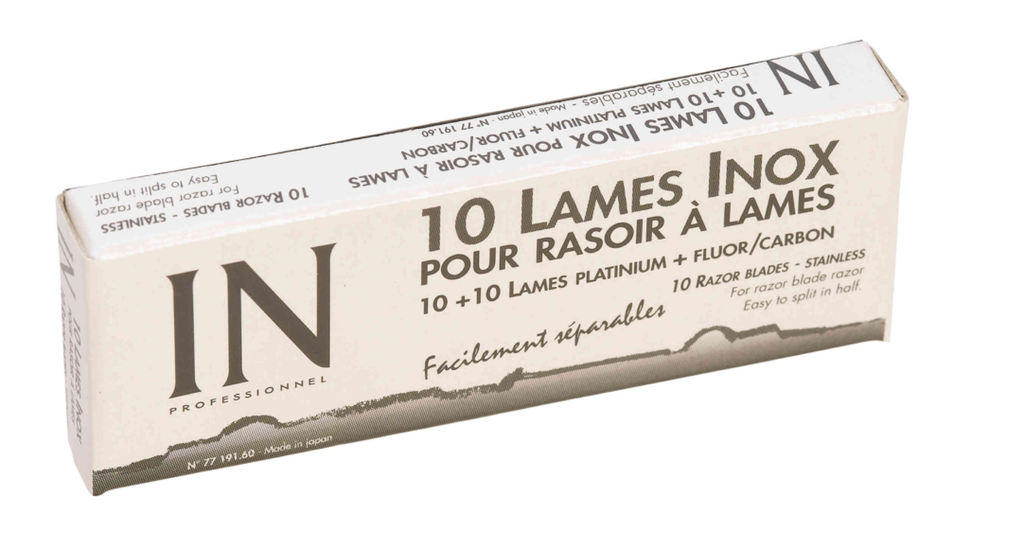 IN 10 Lames pour rasoir à lames 