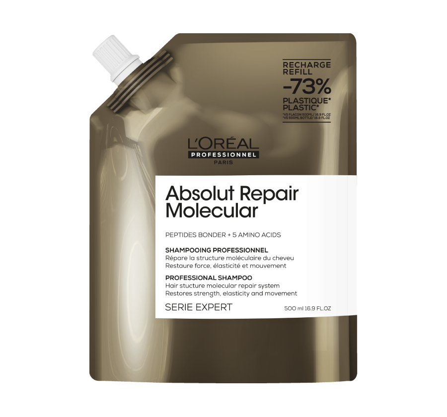 L'OREAL SERIE EXPERT ABSOLUT REPAIR MOLECULAR Recharge Shampooing 500ml