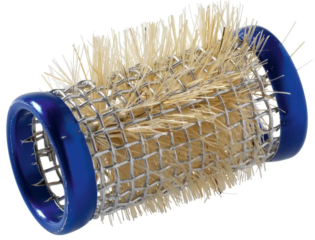 SIBEL Bigoudis métallique 21mm court Bleu 12pcs