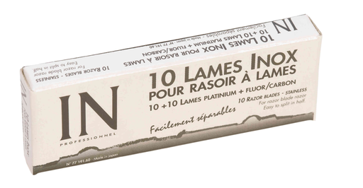 [SIN 7719160 / P000088] IN 10 Lames pour rasoir à lames 