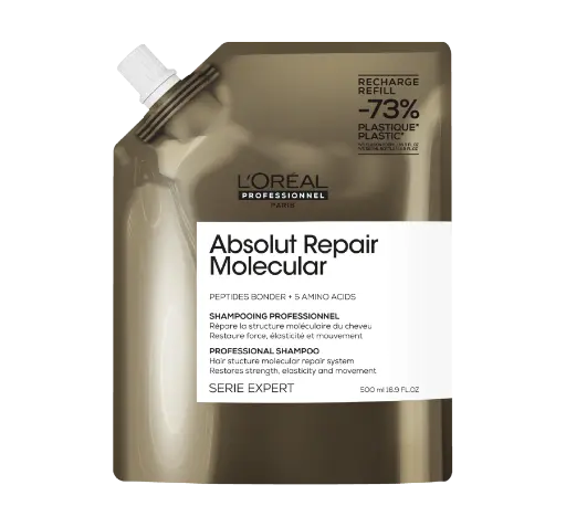 L'OREAL SERIE EXPERT ABSOLUT REPAIR MOLECULAR Recharge Shampooing 500ml