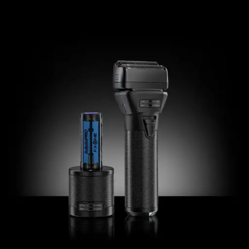 [FX79FSMBE] BABYLISS PRO FXONE ALL-METAL BLACK SHAVER - Rasoir Double Lame FX79FSMBE 